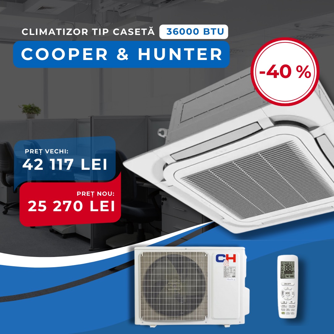 Lichidare de stock Cooper&Hunter tip caseta 36000 BTU !!!